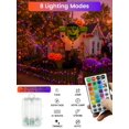 thumbnail image 3 of Guirnalda de luces BHCLIGHT RGB que cambian de color, 10 m, 100 LED, 3 of 7