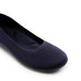 thumbnail image 4 of Zapatillas de ballet DREAM PAIRS para mujer, punta ancha, punto ancho, azul marino 9, 4 of 8