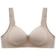thumbnail image 4 of Sujetador sin aros para tallas grandes de mujer: ropa interior fina y transpirable con push-up, cierre lateral y sujeción cómoda, 4 of 5