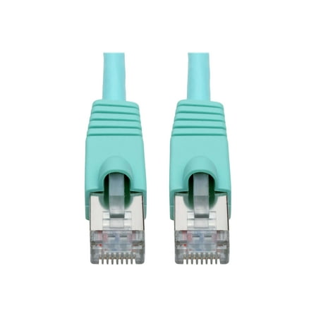 Tripp Lite 14ft RJ45 M/M Cat6a Snagless Shielded STP Patch Cable Aqua N262014AQ