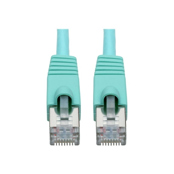 Tripp Lite 14ft RJ45 M/M Cat6a Snagless Shielded STP Patch Cable Aqua N262014AQ