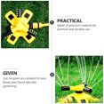 thumbnail image 4 of Arroseur de Pelouse en Plastique Jaune avec Rotation à 360° et Pulvérisation Réglable pour Système d'Irrigation de Jardin 1 Pce, 4 of 9