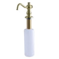 thumbnail image 1 of Kingston Brass SD7607 Distributeur de Savon en Métal à Buse Courbée Laiton Brossé, 1 of 1