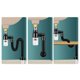 thumbnail image 5 of Conjunto de tubería de drenaje multiusos para fregadero, tubo de drenaje, adaptador expandible, fregadero , desagüe para lavabo, tubería de, 5 of 9