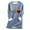 DT-Blue, variant on Women's Long Sleeve Heart Print Tunic Dress - Patterned, Casual Style, Fall & Weekend Wear,White