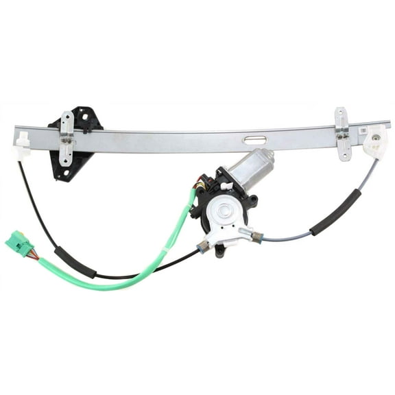 Window Regulator Compatible For 2002-2006 Honda CR-V Front, Left Driver Power With Motor