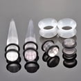 thumbnail image 3 of Yoursfs 50 Pieces Ear Stretching Kit 14G-00G Acrylic Tapers and Plugs Silicone Tunnels Ear Gauges Expander Set Body Piercing Jewelry, 3 of 3