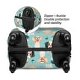 thumbnail image 4 of Fotbe Colorful Dog Luggage Cover Protector,Suitcase Protector,Scratch and Dirt Resistant,Fits 18-32 Inch Luggage-Large, 4 of 9