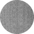 thumbnail image 1 of Ahgly Company Indoor Round Solid Gray Modern Area Rugs, 5' Round, 1 of 4
