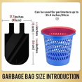 thumbnail image 3 of Handle Trash Bags 4 Gallon 100 Counts Small Garbage Bags for Office,Kitchen,Bedroom Waste Bin, Rubbish,Trash Can Liner, 3 of 8