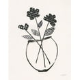 thumbnail image 2 of Prahl, Courtney 26x32 Black Ornate Wood Framed with Double Matting Museum Art Print Titled - Modern Floral I, 2 of 4