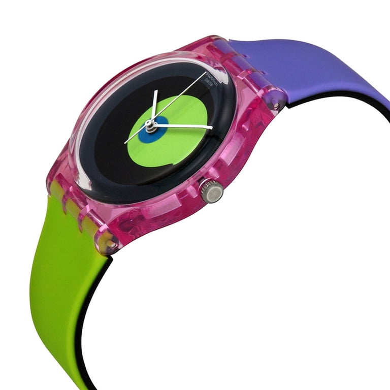 Swatch GP143 Unisex Circle In A Circle Purple & Green  display picture 1