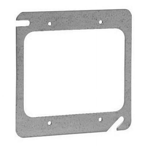 Crouse-Hinds TP494, Electrical Outlet Box Mud Ring, 4 Sq Box Cvr 2 Device, 1 PC