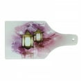 thumbnail image 1 of Lantern Cutting Board, Antique Fanoos Celebration Traditional Art, Decorative Tempered Glass Cutting and Serving Board, Wine Bottle Shape, Green Brown Violet, by Ambesonne, 1 of 1
