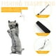 thumbnail image 1 of Gato Teaser Wands interactivo divertido caña de pescar Wand Stick juguete de entrenamiento (negro) Ndcxsfigh Libre de BPA, 1 of 4