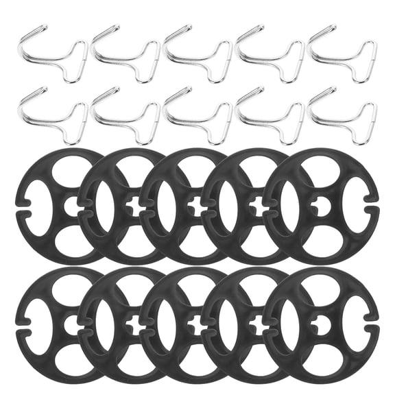 WHAMVOX Car Seat Cover Hooks 20 Sets Plastic and Iron Fasteners for Secure Installation and Car Use Multi
