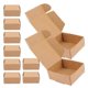 thumbnail image 3 of Small Corrugated Cardboard Box Kraft Paper Packaging for Storage 30Pcs Set, 3 of 5