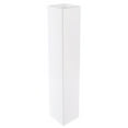 thumbnail image 2 of 30 inch Tall Rectangular Wooden Modern Floor Vase - Sleek Contemporary Decor Accent for Living Room, Bedroom, Hallway and Entryway - Handcrafted Decorative Display Piece with Elegant Design, White, 2 of 9
