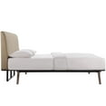 thumbnail image 4 of Modway Tracy Modern MDF and Rubberwood Queen Bed in Cappuccino/Latte, 4 of 6