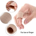 thumbnail image 3 of Toe Cushion Tube Multi Size Toe Cushion Tube Soft Gel Corn Pad Protectors for Cushions Corns, Blisters, Calluses, Toes and Fingers (5 Pieces, Uncut Size), 3 of 8