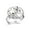 Multi 3, variant on White Marble Print Stainless Steel Rings for Women, Open Adjustable Ring Promise Ring Jewelry Gifts