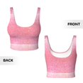 thumbnail image 5 of Naloa Sparkly Glitter Sports Bras for Women, High Support Bra with Removable Pads, Comfortable - Small, 5 of 9