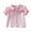 D32-Red, variant on RMGVDSD Girls Blouse Shirts Girls Short Sleeve Button Down Shirts Ruffle School Uniform Tops With Peter Pan Collar Solid Color Cute Fashion Blouses 4-5 Years