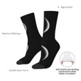 thumbnail image 6 of Women Colorful Crew Socks Crescent Moon Novelty Fun Socks For Mens, 6 of 7