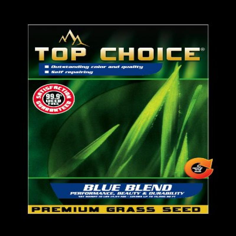 Top Choice 17643 Kentucky Blue/Perennial Ryegrass Grass Seed Mixture, 10Pound