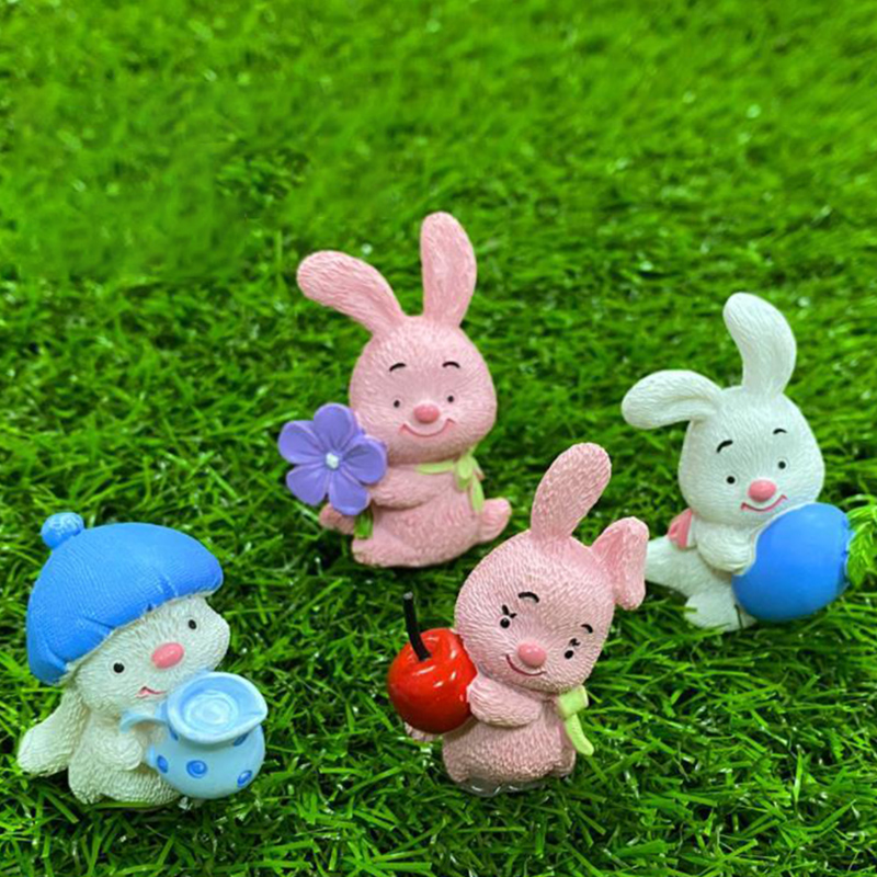 Miniature Brown Rabbits Miniatures Dollhouse miniature LIttle Brown Bunny 1:12 CLASSIC rabbit ...