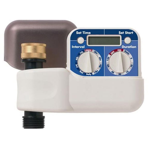 Orbit HT7 2-Dial Digital Hose Faucet Watering Timer, Automatic Water Controller