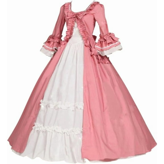 Women's Victorian Gown Pink Gothic Lolita Dress