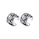 thumbnail image 1 of Pendientes Silvora cráneo Ear Cuff de plata esterlina ajustable para hombres y mujeres, 1 of 8