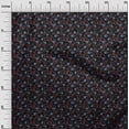 thumbnail image 3 of oneOone Polyester Lycra Black Fabric Floral Sewing Material Print Fabric By The Yard 56 Inch Wide, 3 of 4