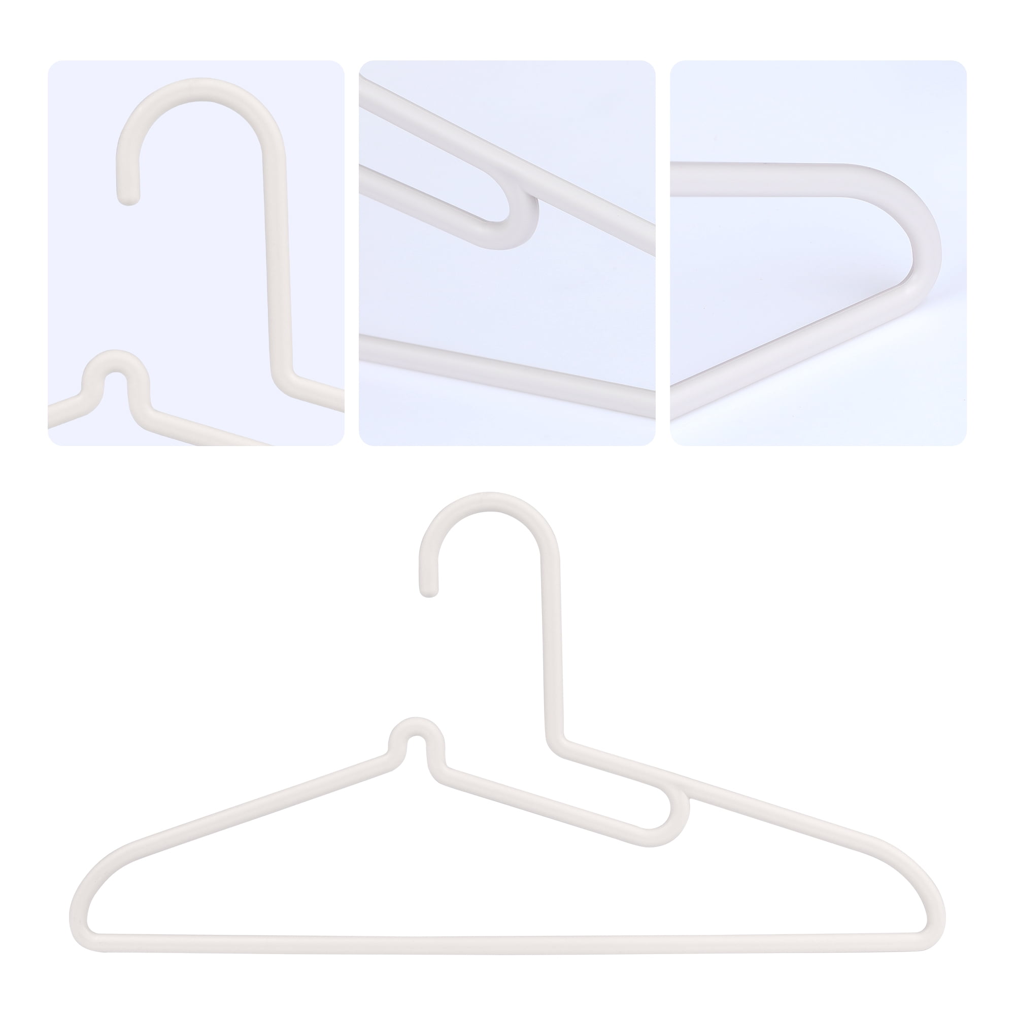 Unique Bargains Pants Hangers Clothes Hangers for Closet Organization 10 Pcs Light Gray