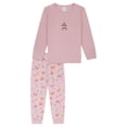 thumbnail image 1 of SCHIESSER Pijama largo para niña, con pierna abierta, algodón, estampado integral Rosa 104, 1 of 4