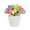 Glitter spot, variant on Dnogom Easter Decoration Spotted Eggs Flower Pot, 4.72" Colorful Easter Eggs Potted Ornament Arrangement Decor for Indoor Outdoor Easter Party, Table & Shelf
