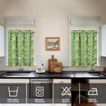thumbnail image 3 of Vintage Blooming Curtains 36 Inch - 3 Panel Rustic Farmhouse Set with Bohemian Floral Design, Rod Pocket Kitchen Window Treatment for Country Cottage Style, 3 of 3