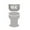 F, variant on Pompotops Clearance Sales Creative Diy Fashion Personality 3D Wall Stickers Toilet Bathroom Tips Stickers