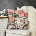 thumbnail image 2 of Hello Throw Pillow Covers, Flowers Spring Cushion Case for Sofa Couch, 2 of 5