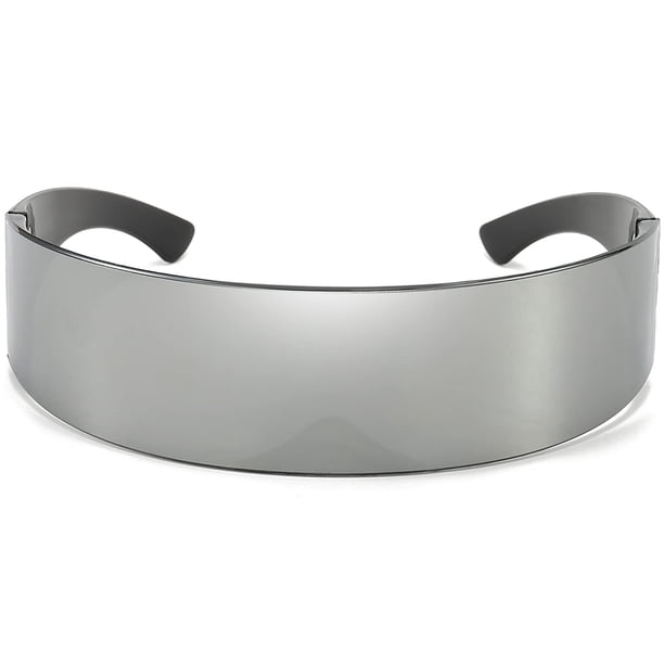 Gafas de Sol Dollger futuristas espaciales cíclope sin montura unisex