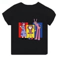 thumbnail image 3 of Venta caliente de la increíble camiseta con estampado de circo digital para niños, ropa para niñas, camiseta de algodón de manga corta negra para bebés y niños, camisetas para niños, 3 of 5