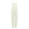 thumbnail image 5 of Winter Overalls For Women Fuzzy Jumpsuit Spaghetti Strap Wide Leg Overalls Cozy Jumpsuit With Pockets Long Elegant Women's Jumpsuits Denim Jumpsuit Woman S Jump Suit Womens Rompers Dressy Elegant, 5 of 5