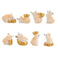 thumbnail image 1 of 8 Pcs Ornement Miniature Rat Riche Ornement Micro Paysage Décor de Jardin Féerique, 1 of 8