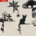 thumbnail image 2 of Letrero de esquina de puerta con silueta de Halloween 2023 (valores.mx), 2 of 3