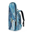 thumbnail image 2 of 2 Racquet Holder Tennis Backpack Tennis Racket Covers Gym Bags Blue Golden Fluid Marbled, 2 of 8