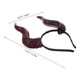 thumbnail image 5 of FELTECHELECTR Diadema de cuernos de demonio: Diadema diabólica con cuernos desmontables - Accesorio para disfraz de Halloween, cosplay, mascaradas y celebraciones festivas., 5 of 5