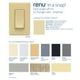 thumbnail image 3 of Placa de pared Leviton Renu REWP2-CS de dos elementos, sin tornillos, a presión, 3 of 3