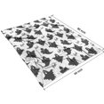 thumbnail image 4 of Halloween Black Ghosts with Boo Blanket,Comfortable Soft Lamb Wool Throw Blanket,All Season,Warm Lightweight Blankets for Sofa Bed Couch Living Room Chair,60"x80", 4 of 4