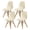 01, variant on Mid Century Modern Jacquard Shell Dining Chair Slipcovers, Washable Stretch Armless Lounge Chair Protector Covers for Kitchen Dining Living Room, Set of 4